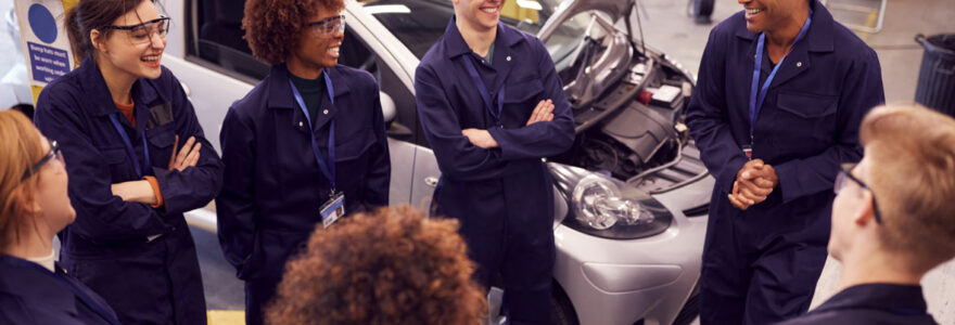 La formation en automobile