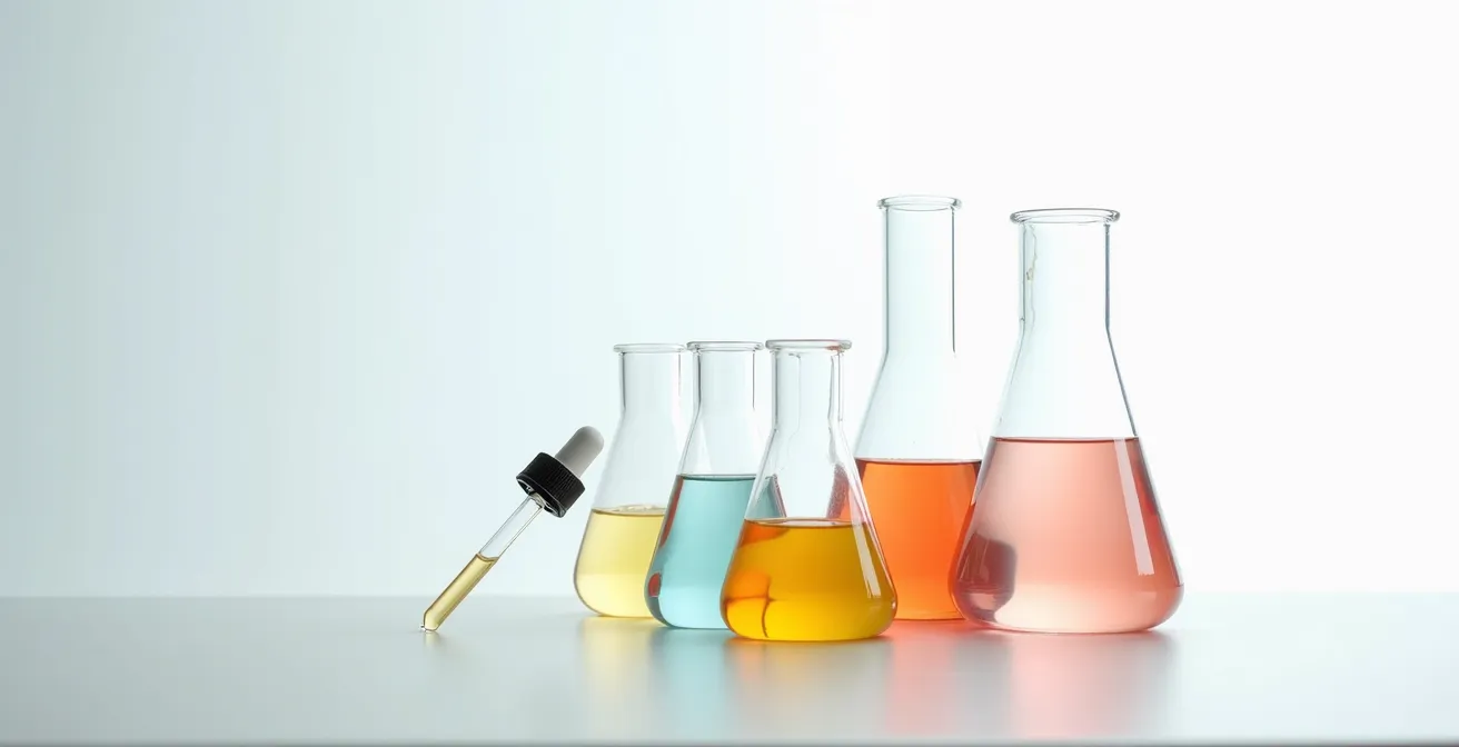 Analyse de la composition de produits capillaires en laboratoire